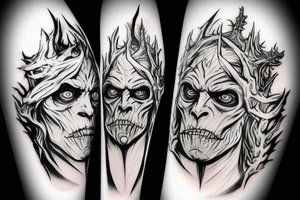 Games of thorns white walker and the dragon tattoo idea