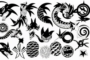 Animals,wicher,Dragonball,tree tattoo idea
