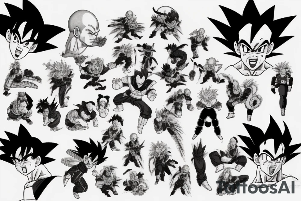 Dragonball tattoo idea