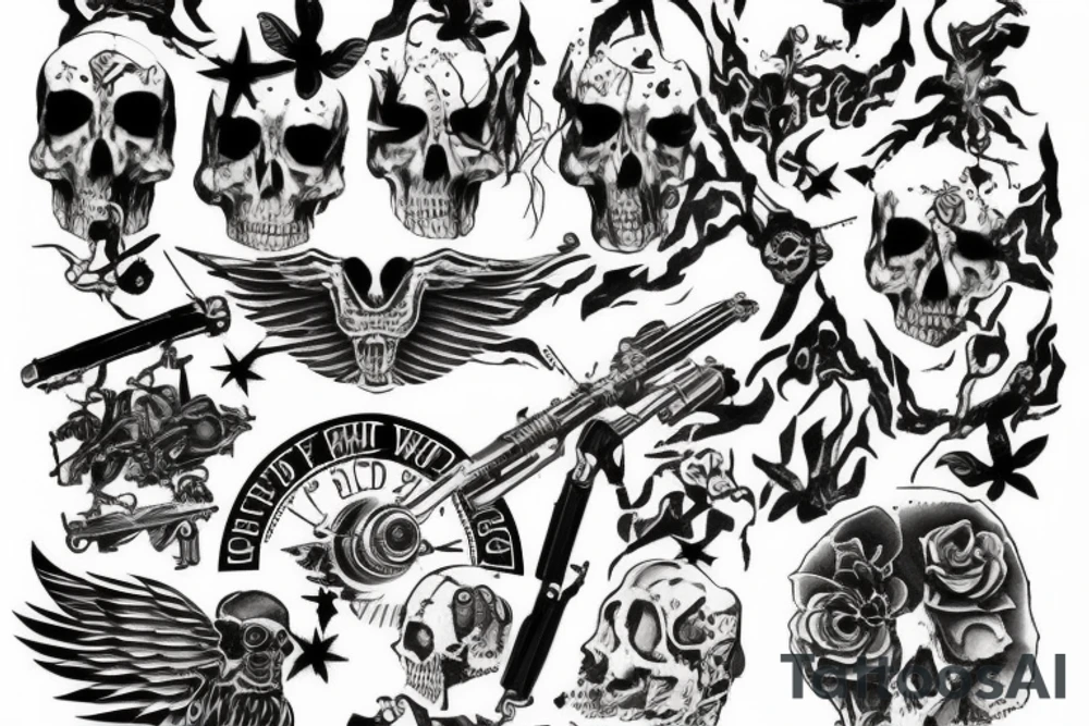 Only the dead have seen the end of war tattoo idea