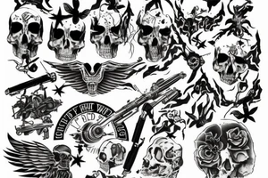 Only the dead have seen the end of war tattoo idea