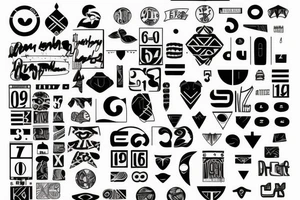 47 number tattoo idea