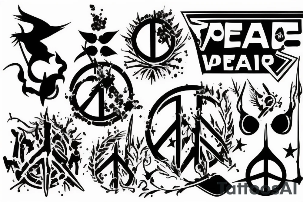 If you want peace, prepare for war tattoo idea