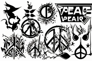 If you want peace, prepare for war tattoo idea