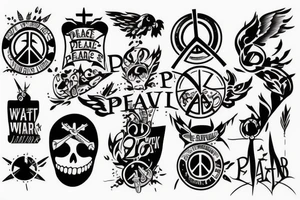 If you want peace, prepare for war tattoo idea