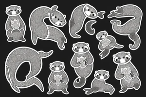Cute Otter tattoo idea
