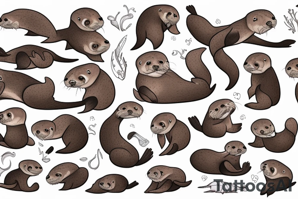 Sea Otter tattoo idea