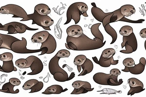 Sea Otter tattoo idea