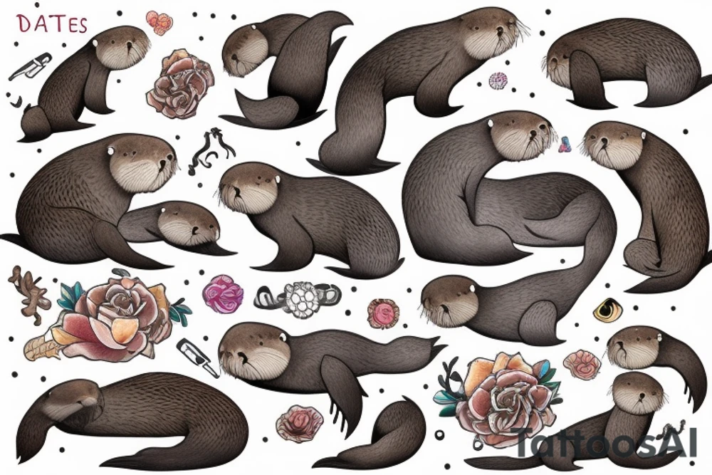 Sea Otter tattoo idea