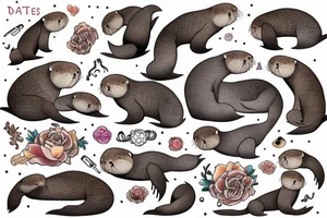 Sea Otter tattoo idea