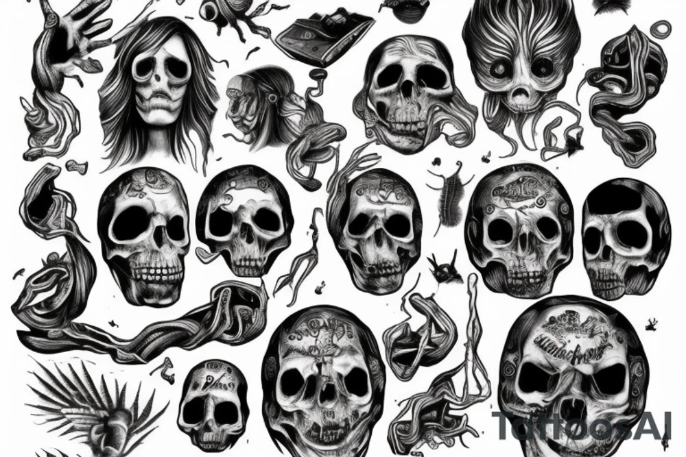 Meduza I saw nothing, I heard nothing, I said nothing tattoo idea