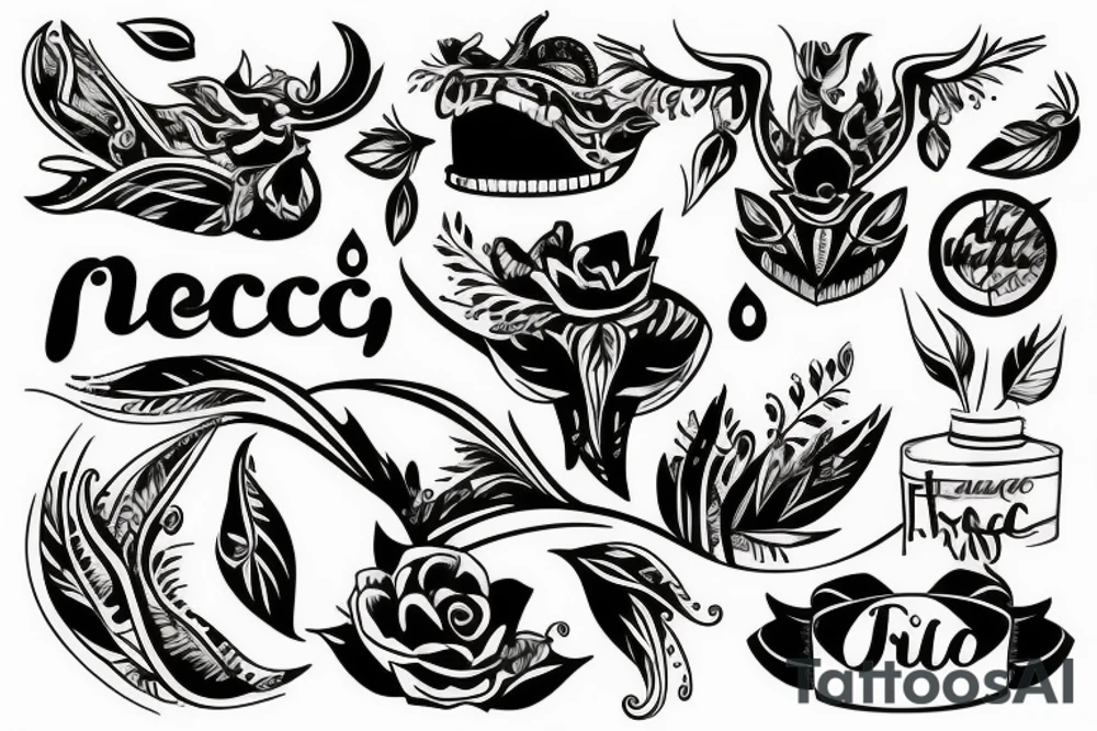 Fenice e l'idea di viaggiare tattoo idea
