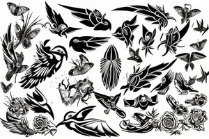Work, home, fly tattoo idea