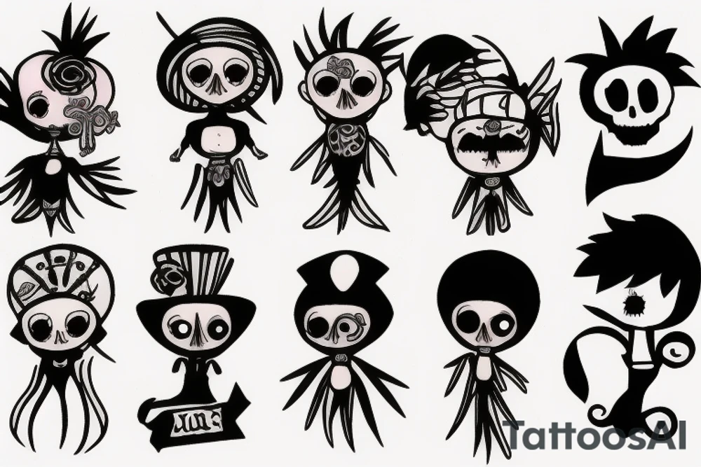 Voodoo doll tattoo idea