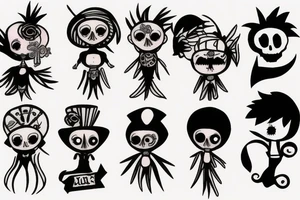 Voodoo doll tattoo idea