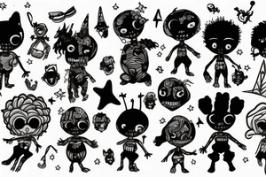 Voodoo doll tattoo idea