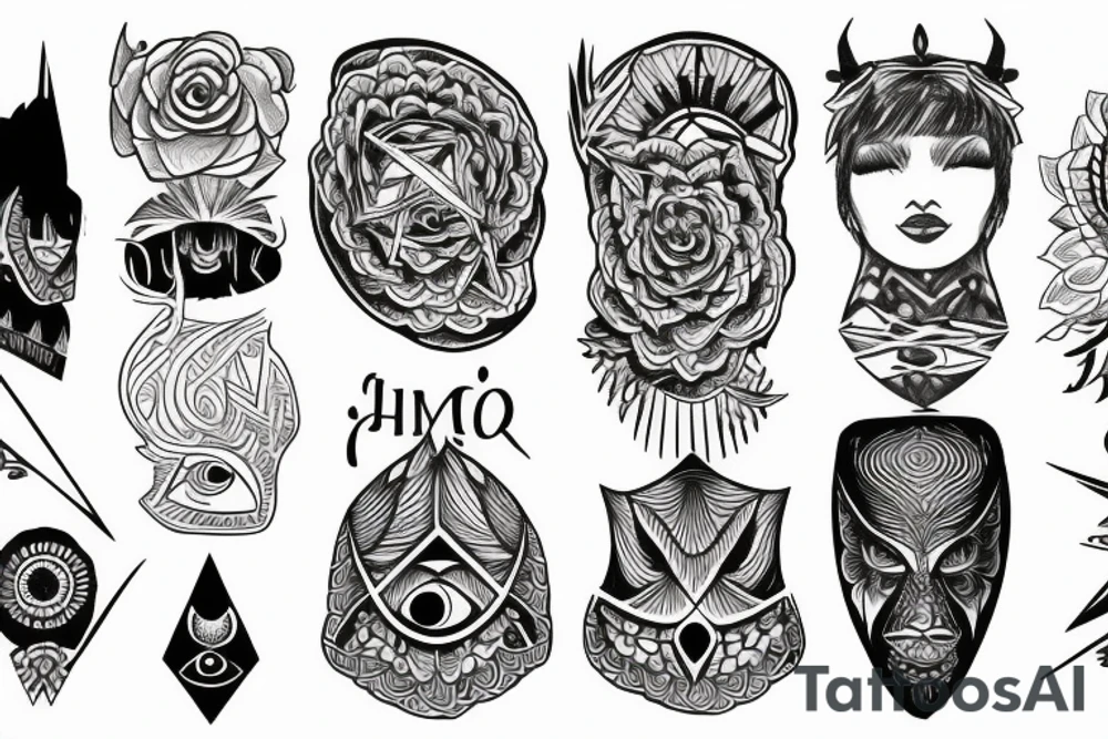 Illuminati 
womens tattoo idea
