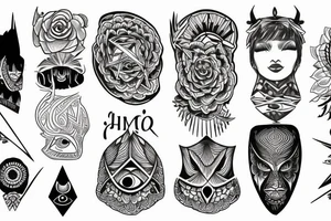 Illuminati 
womens tattoo idea