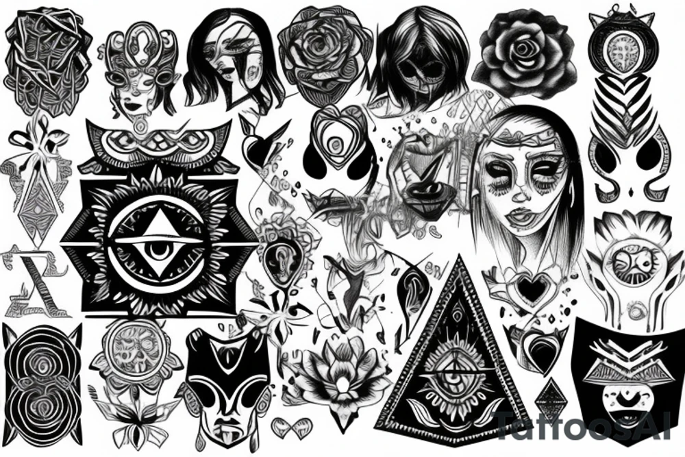 Illuminati 
womens tattoo idea
