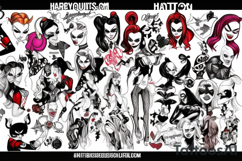 Harley Quinn tattoo idea