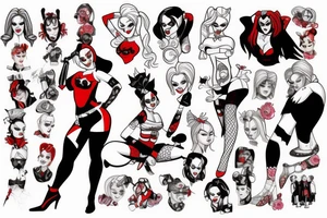 Harley Quinn tattoo idea