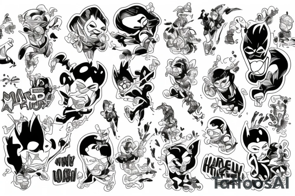 Marvell fun, comics fun tattoo idea