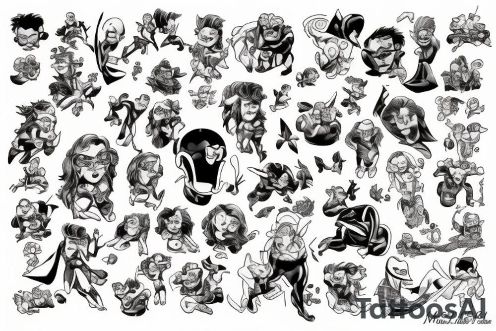 Marvell fun, comics fun tattoo idea