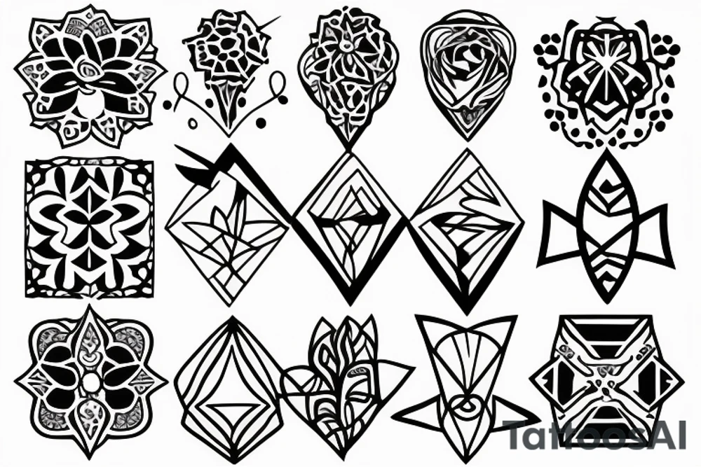 Dotwork tattoo idea