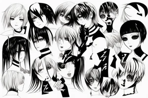 Scratch jozou Tokyo ghoul tattoo idea