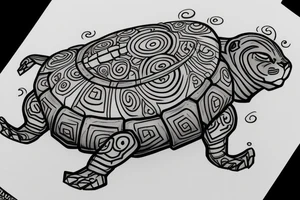 lion turtle from avatar the last airbender tattoo idea