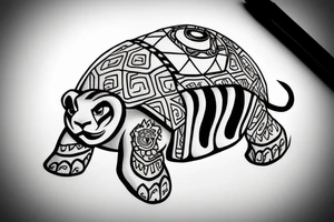 lion turtle from avatar the last airbender tattoo idea