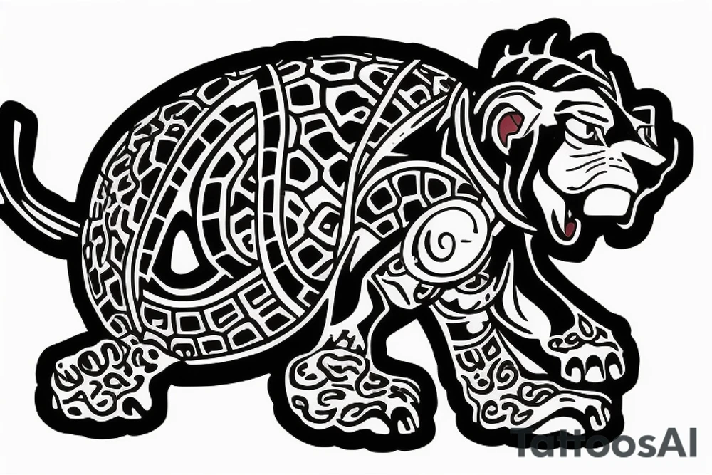 lion turtle from avatar the last airbender tattoo idea