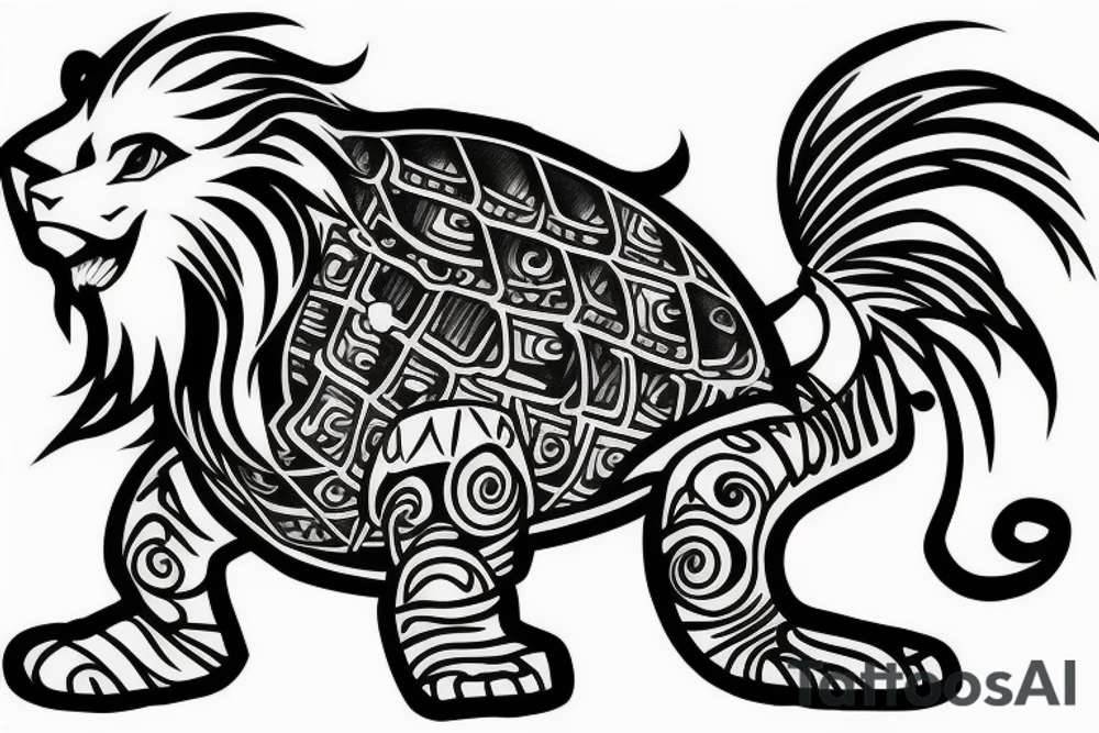 lion turtle from avatar the last airbender tattoo idea