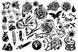 Scratch full arm tattoo idea