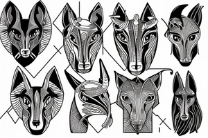 anubis tattoo idea