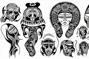 Representation of family
6 member family
River tattoo idea