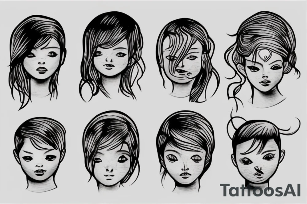 Representation of family
6 member family
River tattoo idea