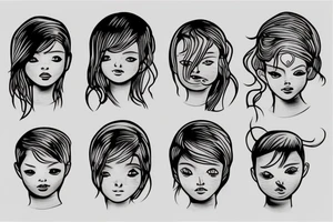 Representation of family
6 member family
River tattoo idea