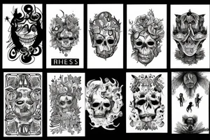 hard work to riches tattoo idea