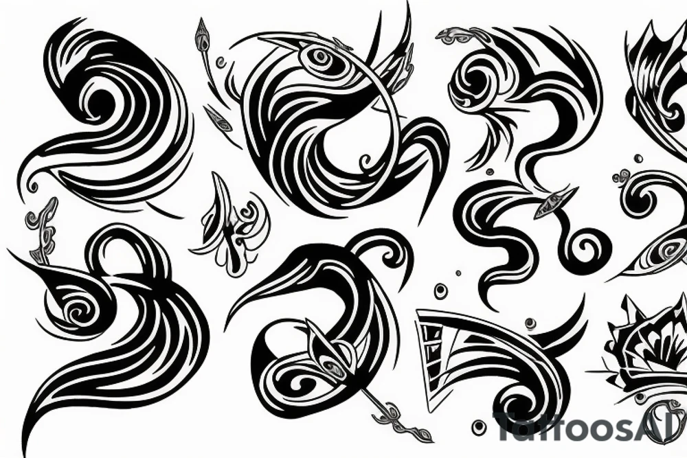 Aqua tattoo idea