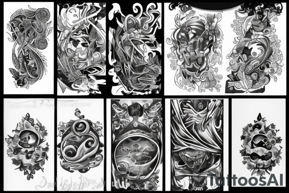 Aqua tattoo idea