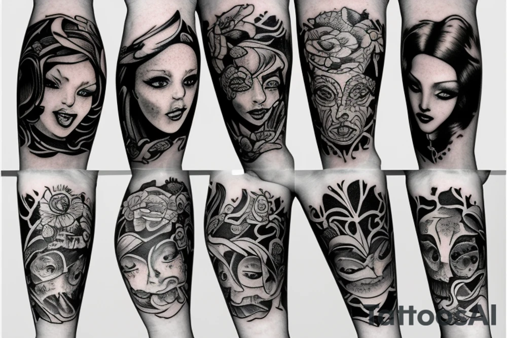 family theme tattoo idea