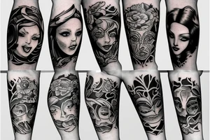 family theme tattoo idea