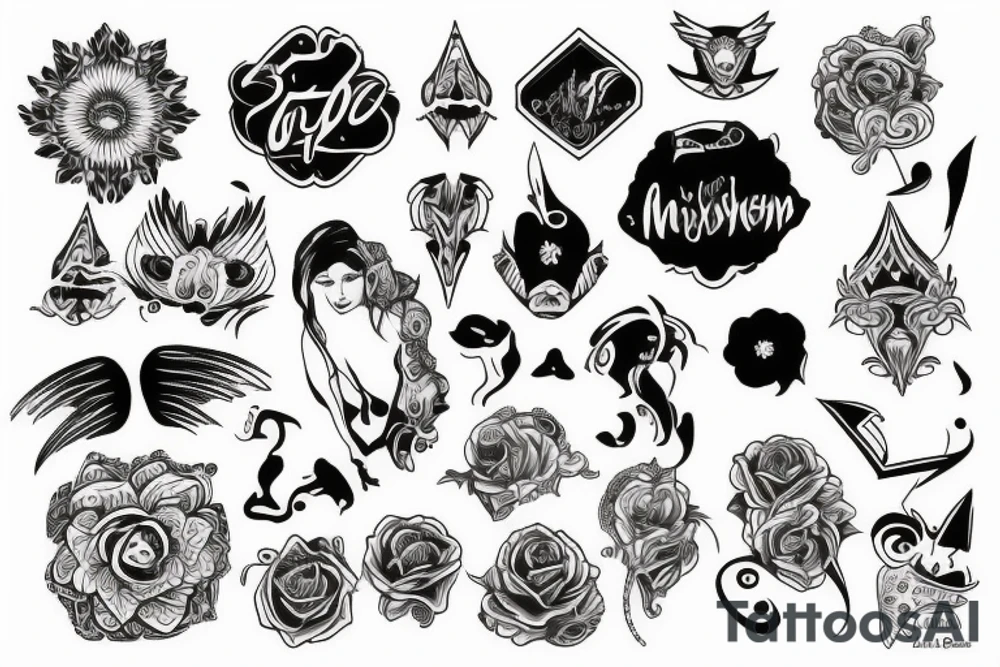 Muschroms tattoo idea