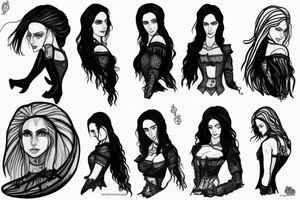 Witcher nad yennefer tattoo idea