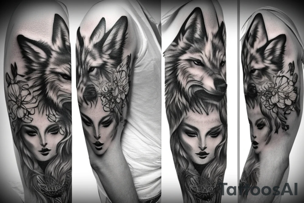 Wolf street tattoo idea