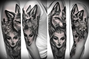 Wolf street tattoo idea