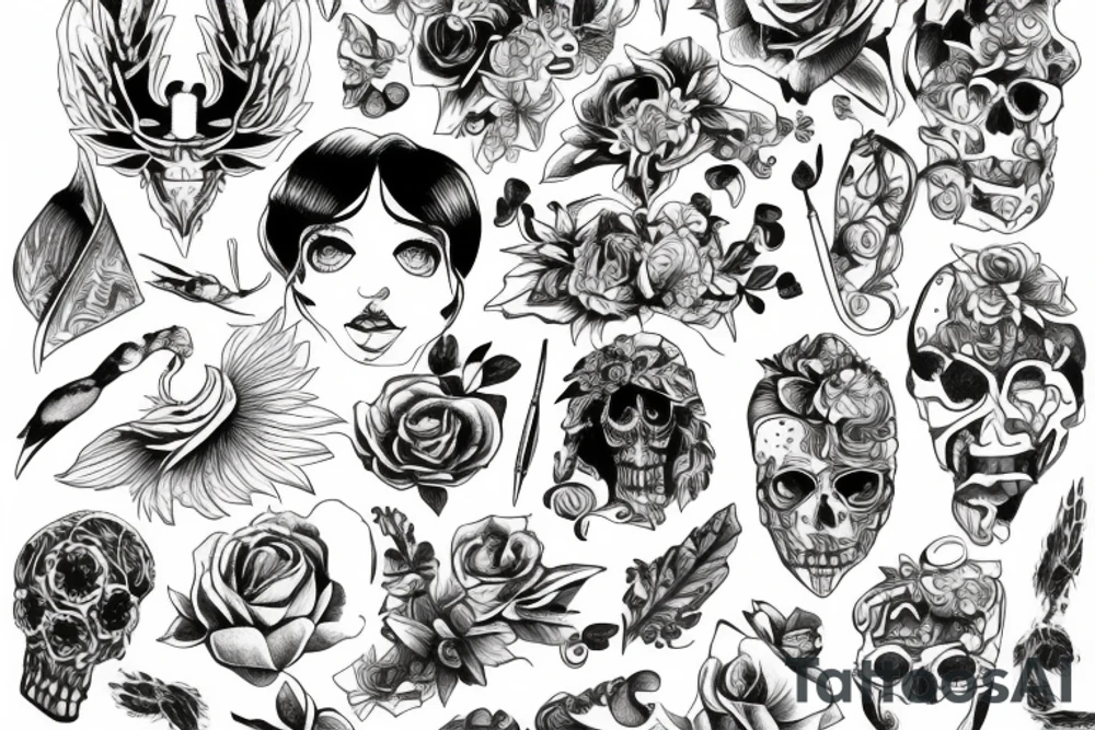 Holly tattoo idea