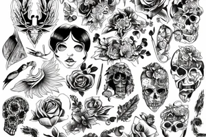 Holly tattoo idea