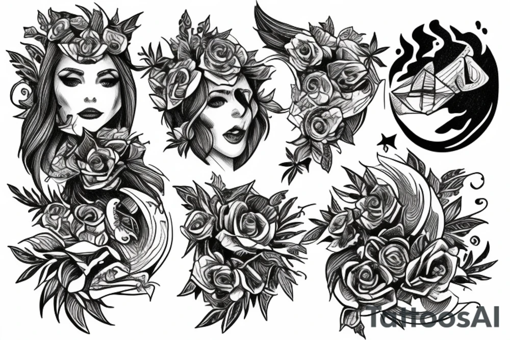 Holly tattoo idea